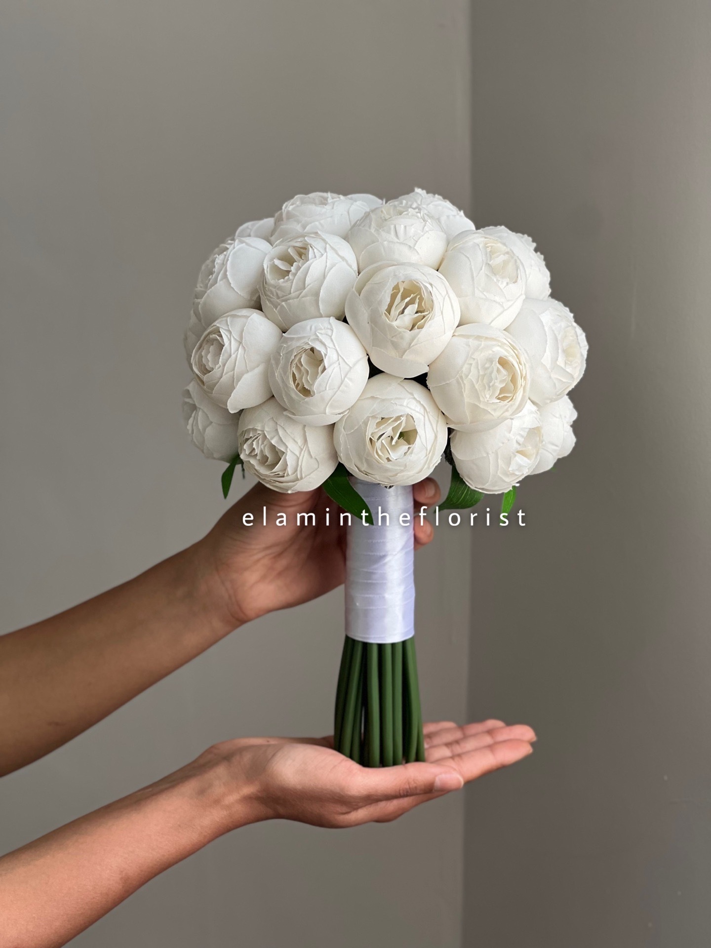  گل پیونی جمع مصنوعی 