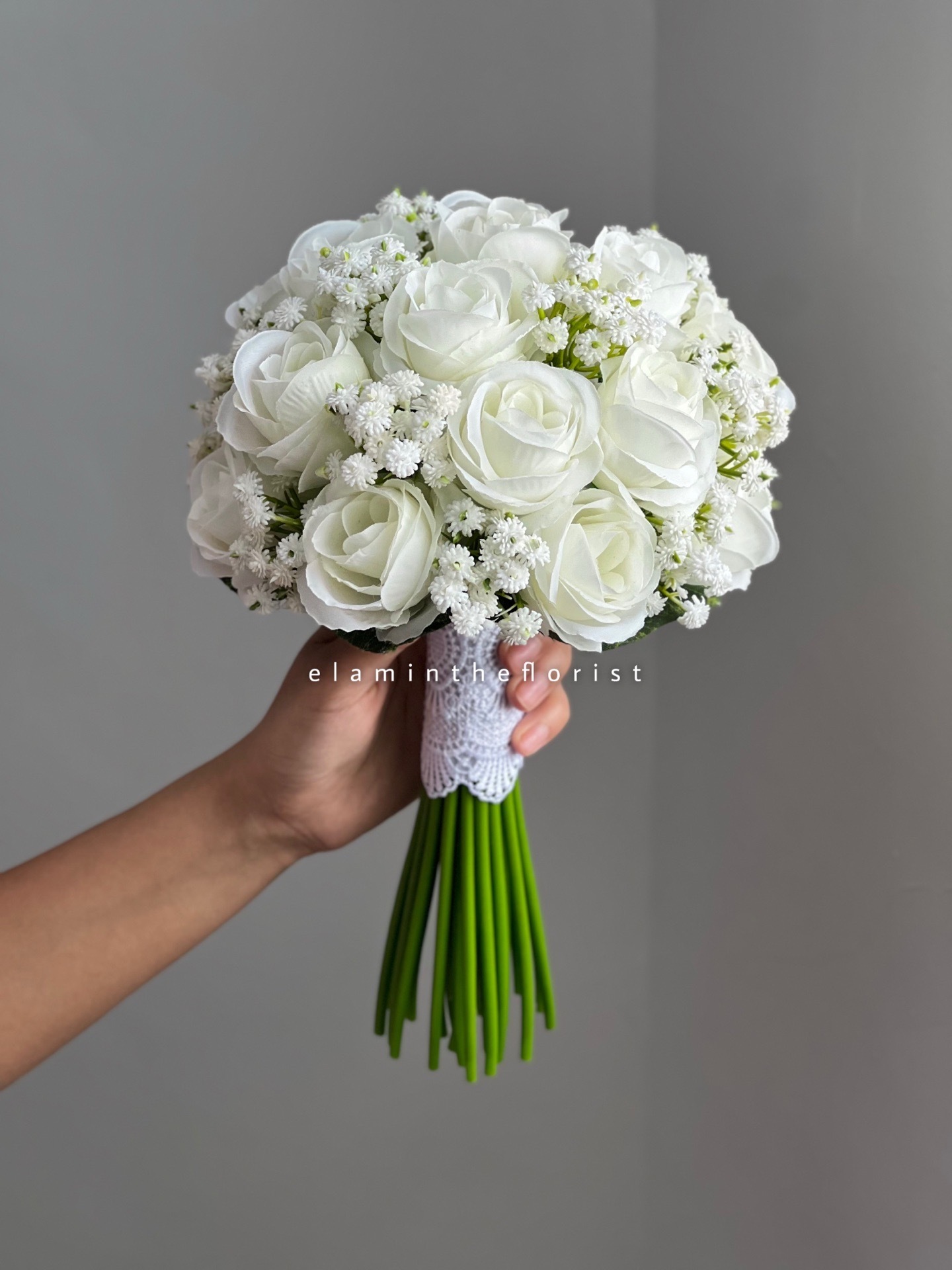 دسته گل مصنوعی گل عروس