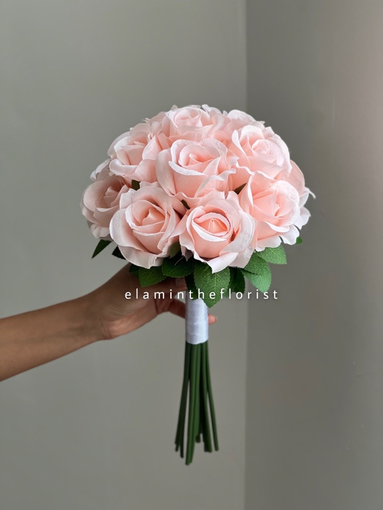 گل مصنوعی رز هلندی گلبهی