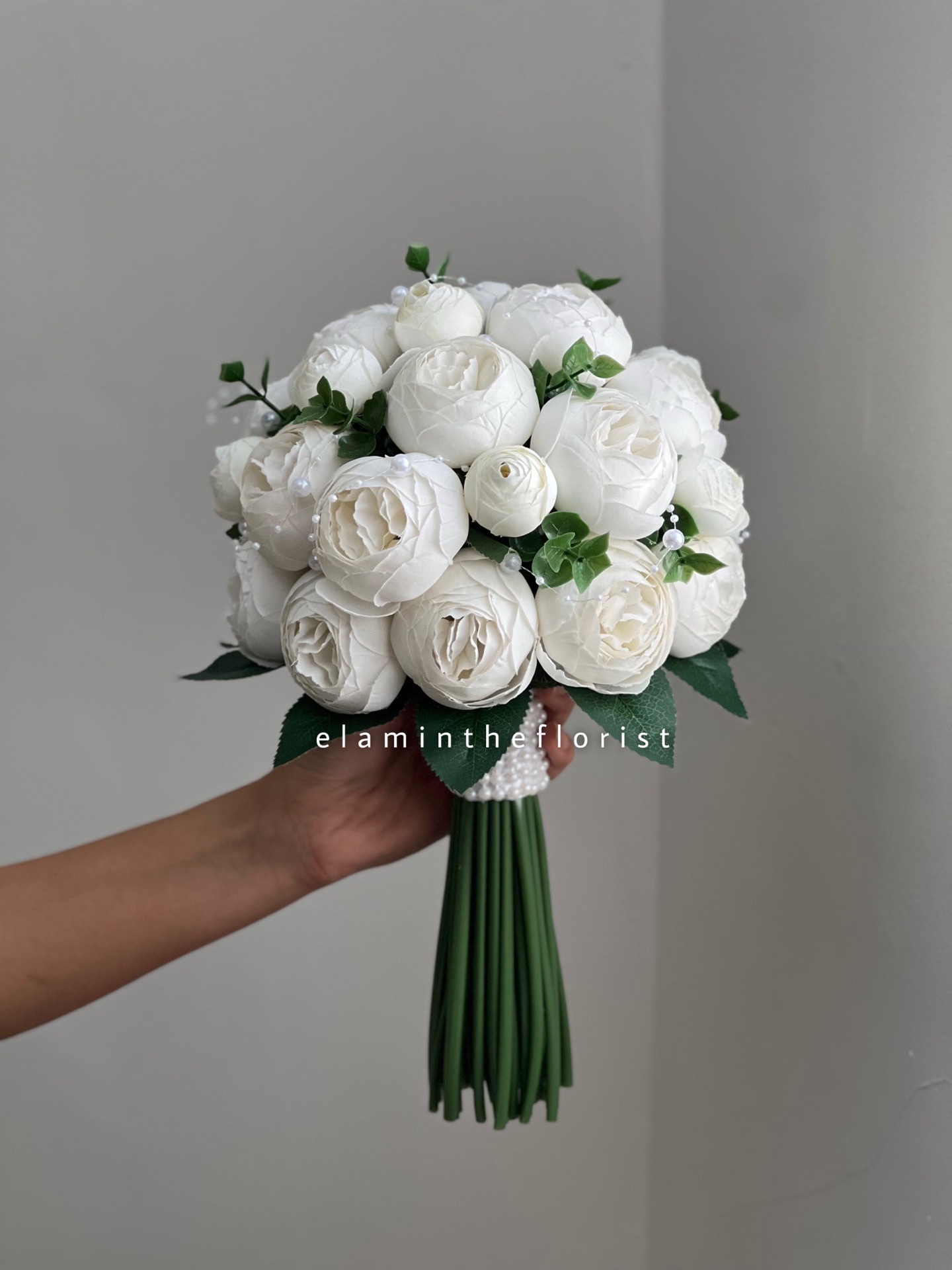 دسته گل مصنوعی پیونی