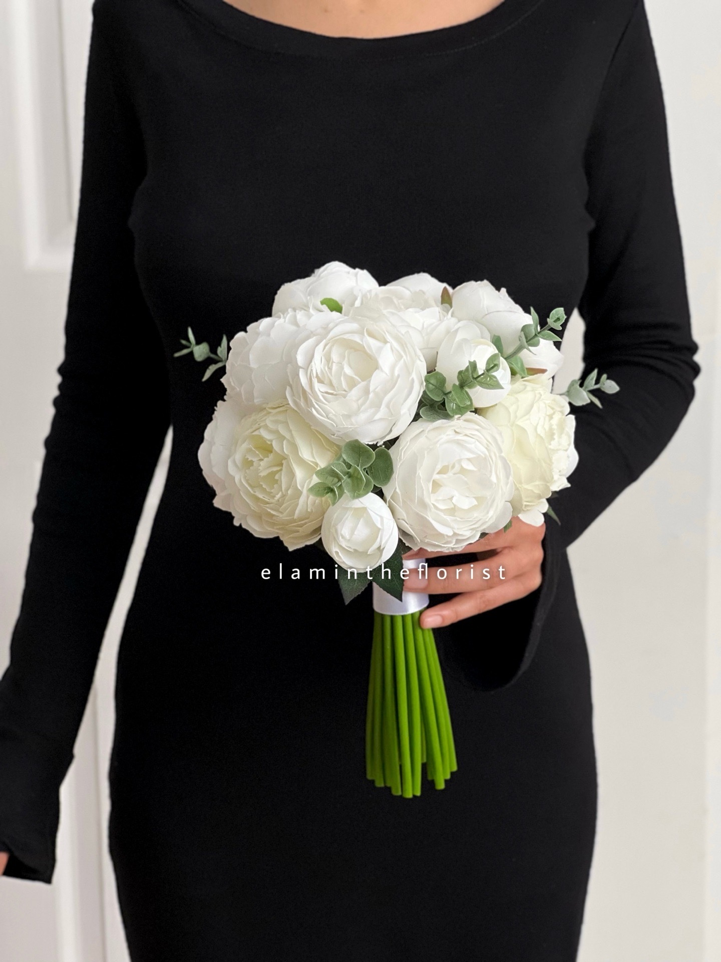  دسته گل پیونی مصنوعی 