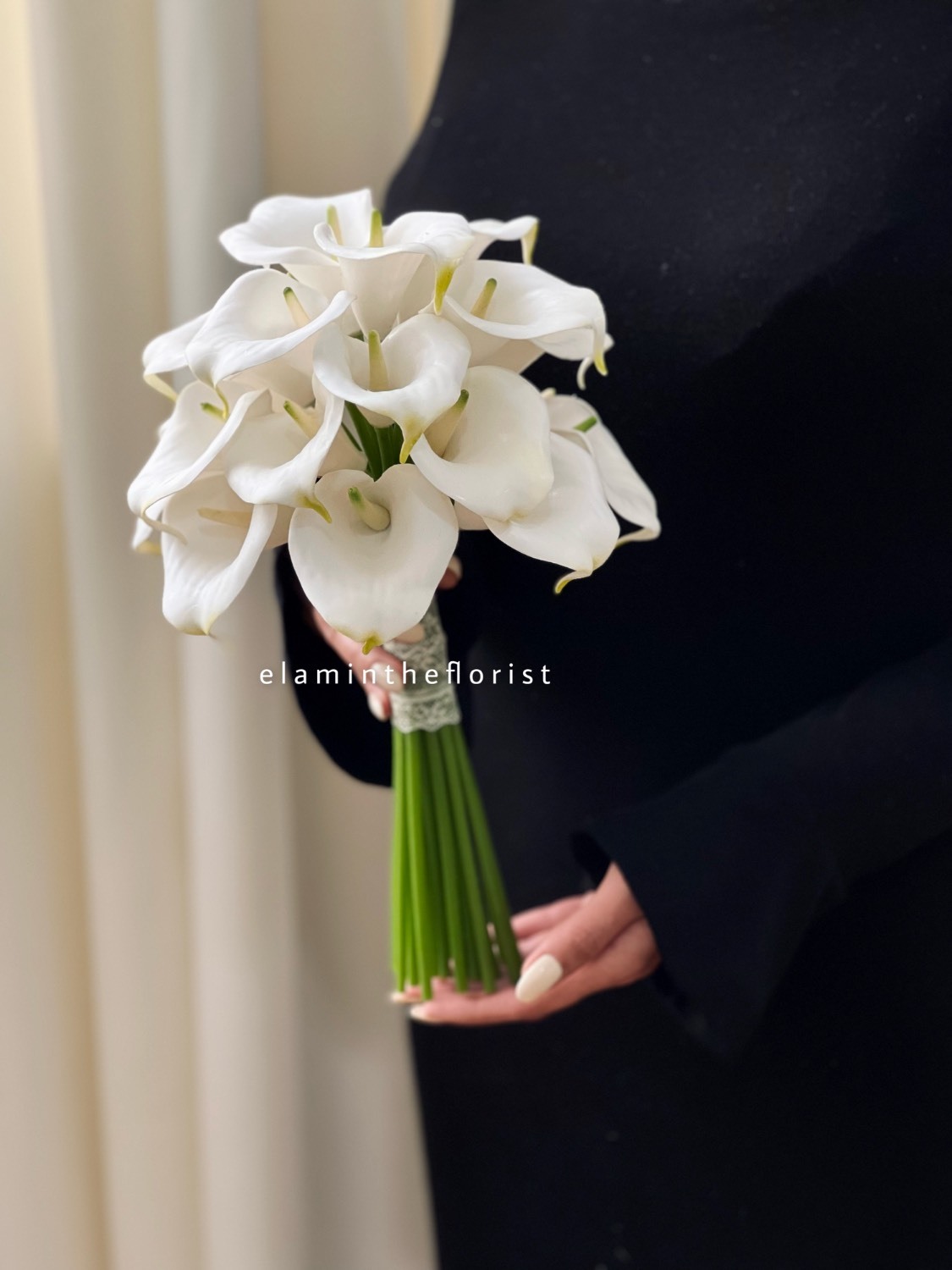  گل شیپوری لمسی مصنوعی 