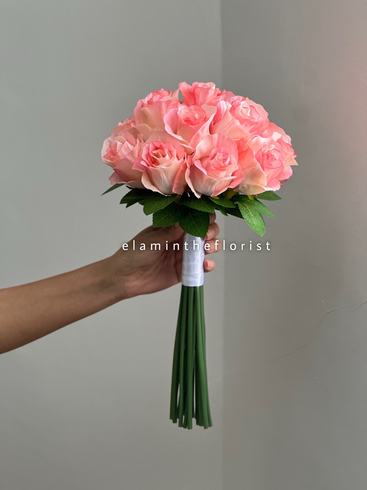  گل رز مصنوعی گلبهی 