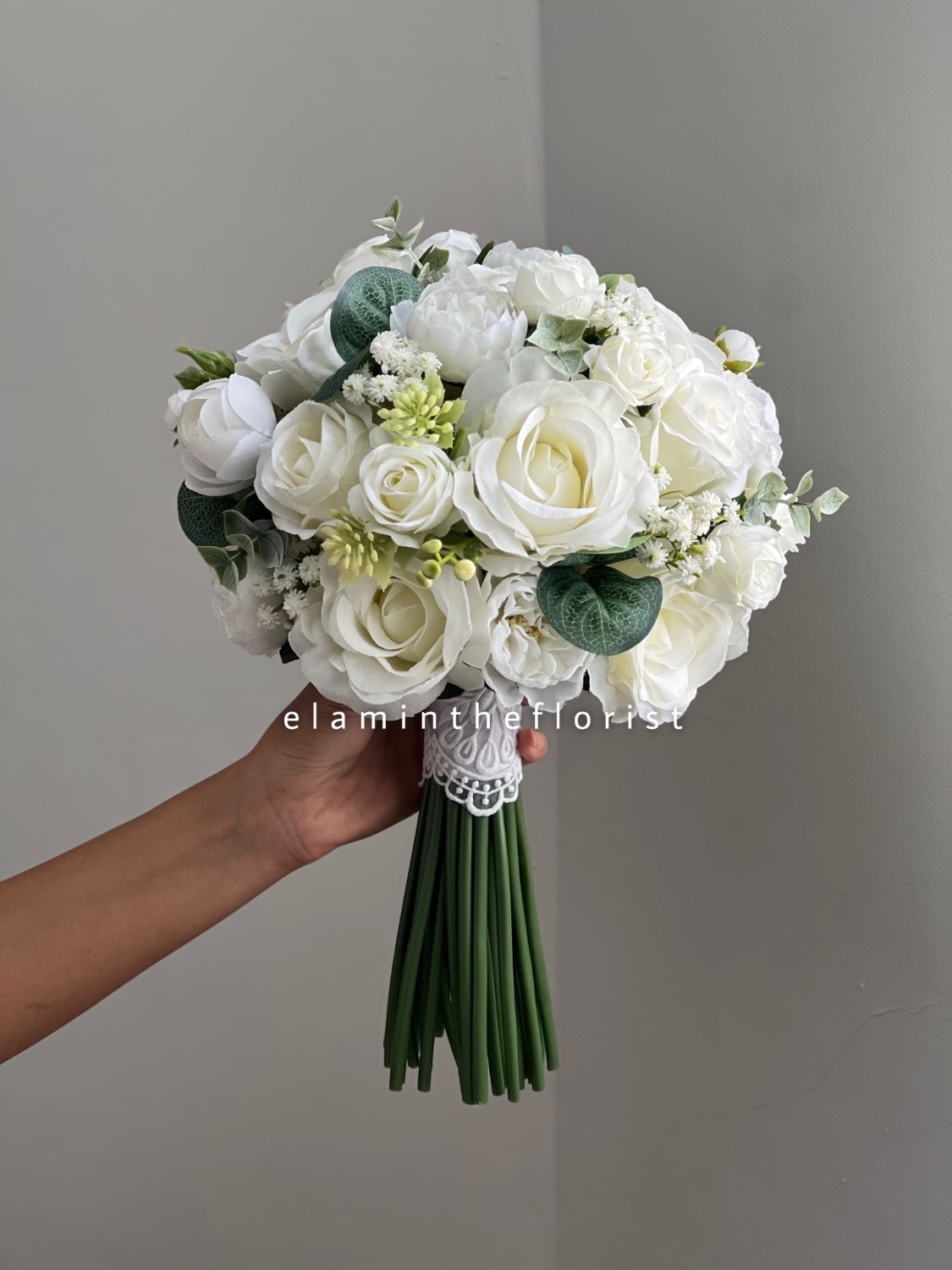  دسته گل مصنوعی نیمه دفرمه 