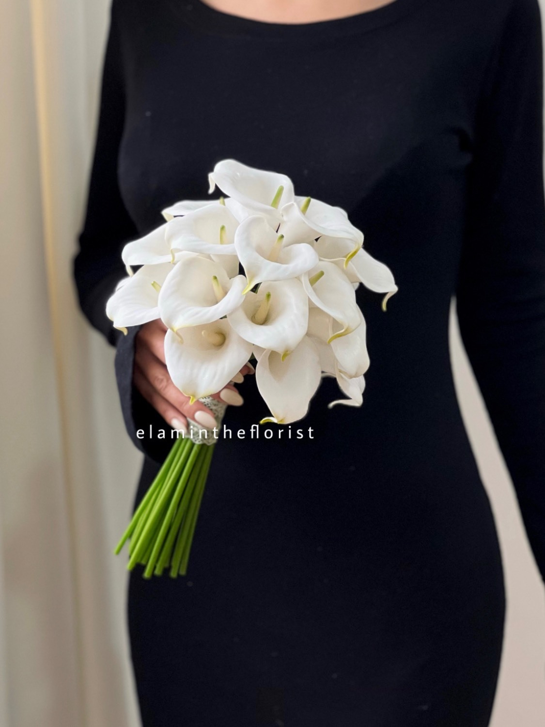  دسته گل شیپوری مصنوعی عروس 