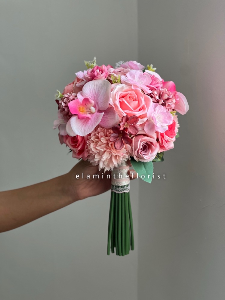 دسته گل مصنوعی سرخابی