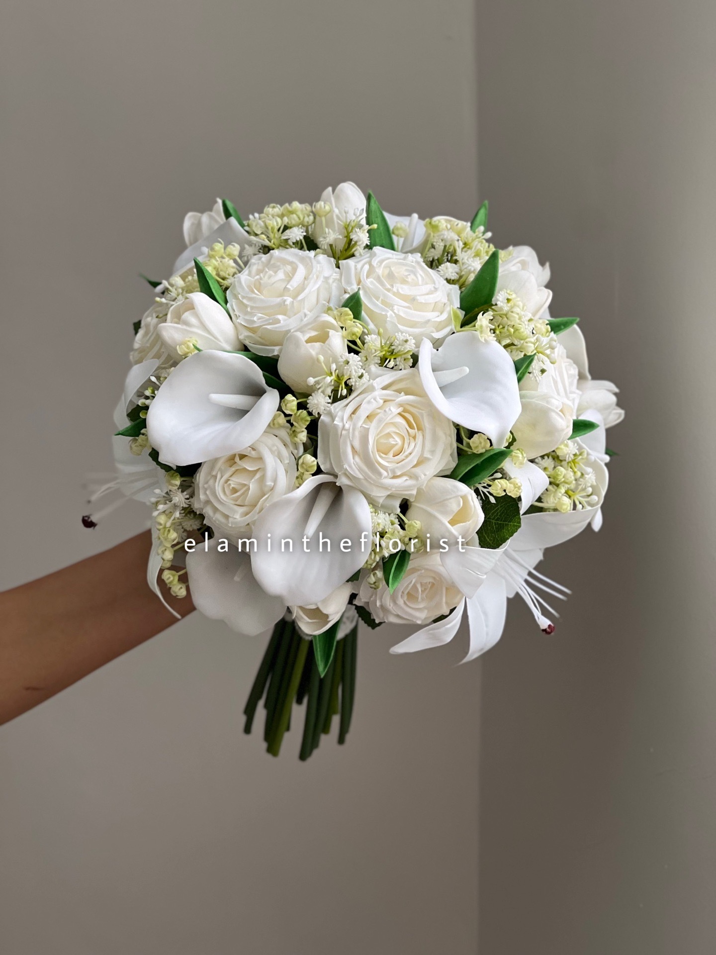  دسته گل عروس مصنوعی 